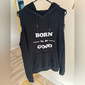 Shoulder cut out sweater